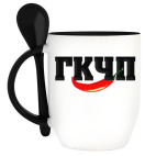 Кружка с ложкой