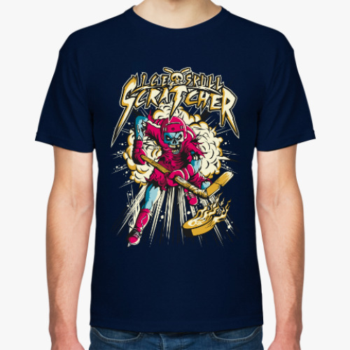 Футболка с принтом Хоккеист