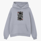 Толстовка худи оверсайз