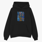 Толстовка худи оверсайз