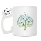 Кружка с футбольным мячиком