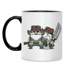 Кружка двухцветная