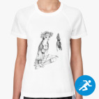 Женская спортивная футболка