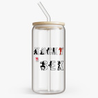 Банка с бамбуковой крышкой