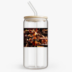 Банка с бамбуковой крышкой