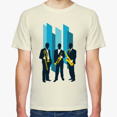 Футболка с принтом Jazz band