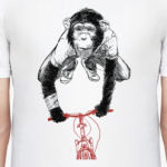 Monkey on a bike