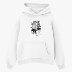 Толстовка худи оверсайз