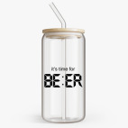 Банка с бамбуковой крышкой