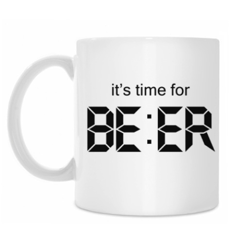 Кружка с принтом Beer time