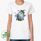 Женская футболка органик
