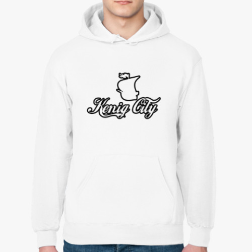Толстовка худи с принтом КенигСити (Город Калининград)