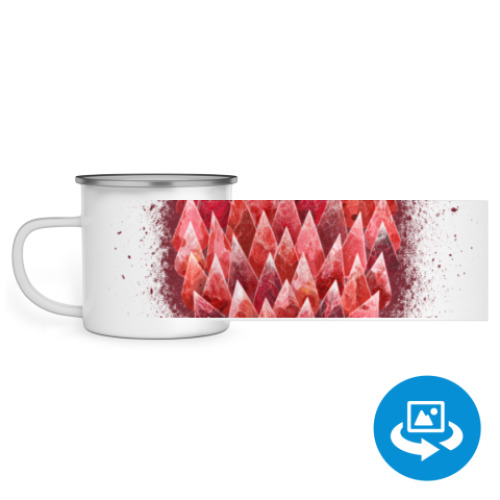 Эмалированная кружка (круговая запечатка) чувствую (sensor)