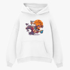 Толстовка худи оверсайз