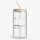 Банка с бамбуковой крышкой