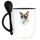 Кружка с ложкой