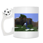 Кружка с футбольным мячиком