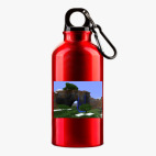 Металлическая бутылка 400 мл UV-DTF