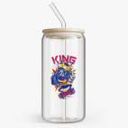 Банка с бамбуковой крышкой