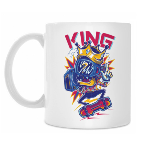 Кружка с принтом SkateKing