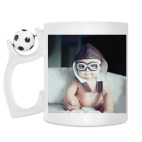 Кружка с футбольным мячиком