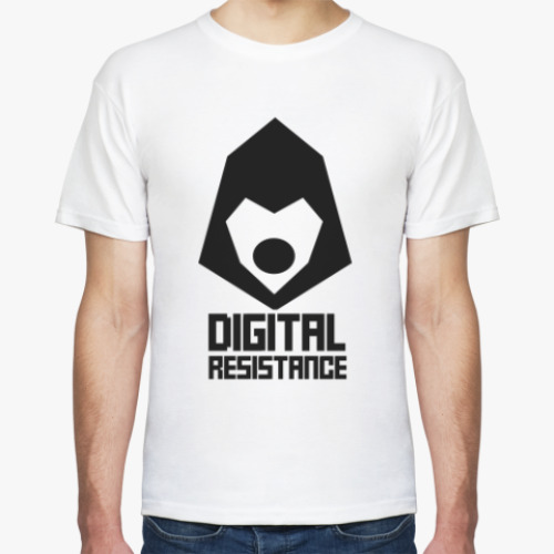 Футболка с принтом Digital Resistance