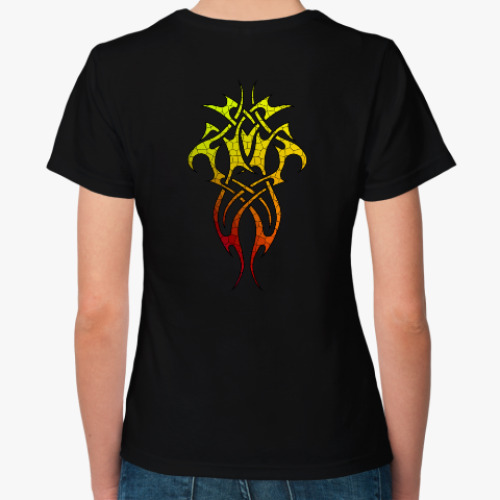 Женская футболка с принтом Трайбл