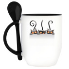 Кружка с ложкой