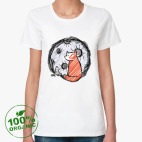 Женская футболка органик