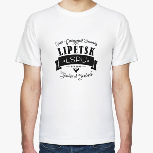 Футболка с принтом LSPU