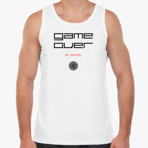 Майка с принтом GAME OVER