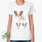 Женская футболка органик