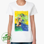 Женская футболка органик