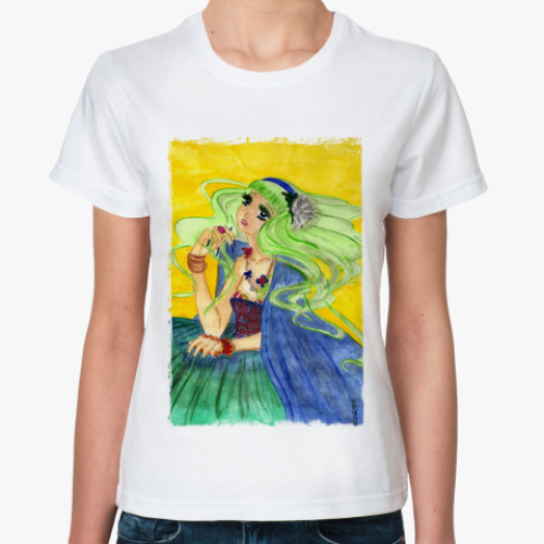 Классическая футболка с принтом Ayumi