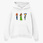 Толстовка худи оверсайз