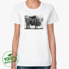 Женская футболка органик