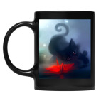 Кружка цветная UV-DTF