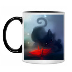 Кружка двухцветная