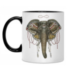 Кружка двухцветная