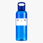 Прозрачная спортивная бутылка