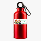 Металлическая бутылка 400 мл UV-DTF