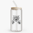 Банка с бамбуковой крышкой