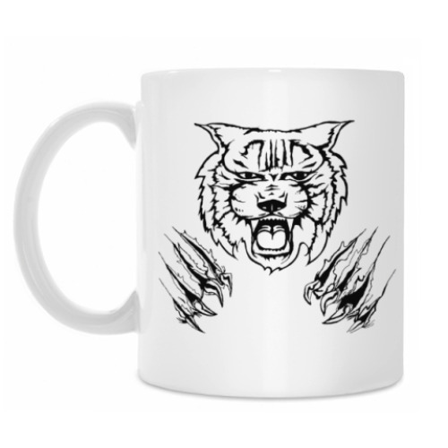 Кружка с принтом Тигр