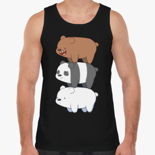 Майка с принтом Три Медведя