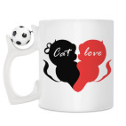 Кружка с футбольным мячиком