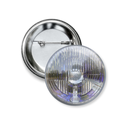 Значок 37мм с принтом  фара