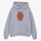 Толстовка худи оверсайз