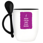 Кружка с ложкой