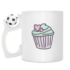 Кружка с футбольным мячиком