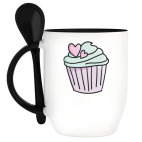 Кружка с ложкой